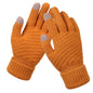 Knitted touch screen gloves