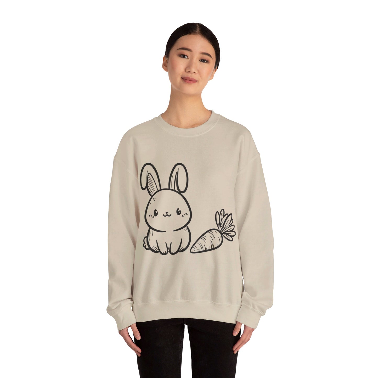 Bunny Unisex Heavy Blend Crewneck Sweatshirt