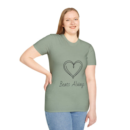 Heart Unisex Softstyle T-Shirt Crew neck