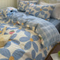 Pure Cotton Bedding Four-piece Bed Sheet Quilt Cover