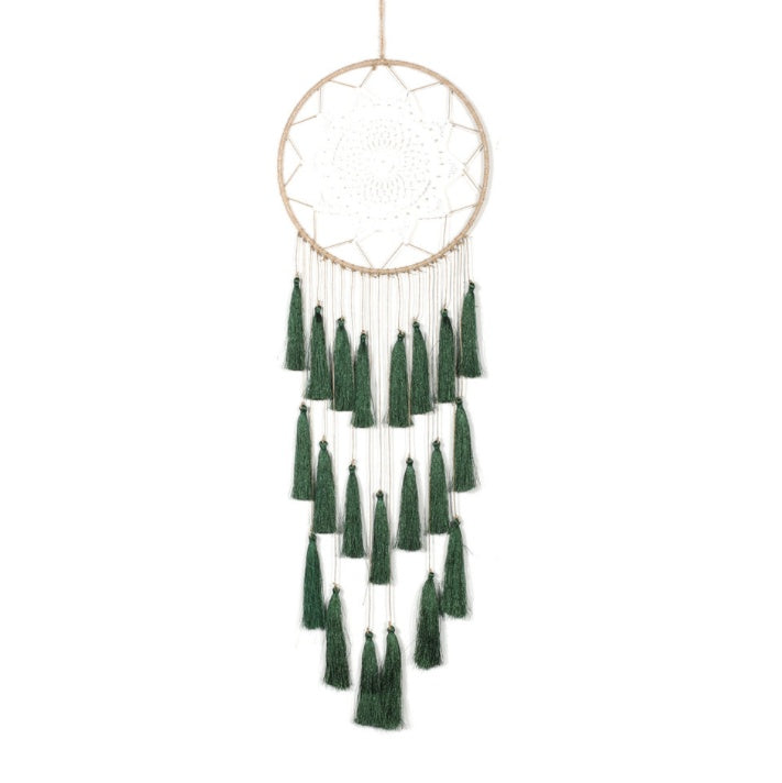 Bohemian tassel dream catcher