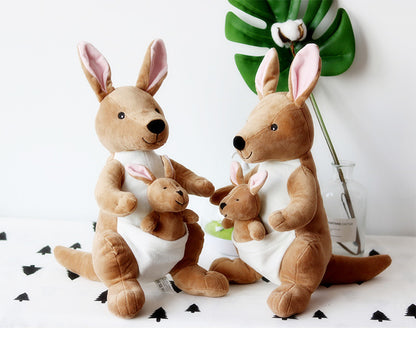 Children's Mother And Child Kangaroo Doll Plush Toys