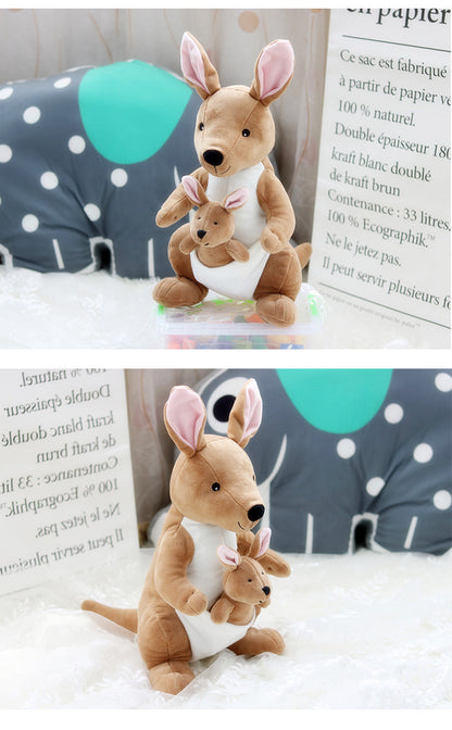 Children's Mother And Child Kangaroo Doll Plush Toys