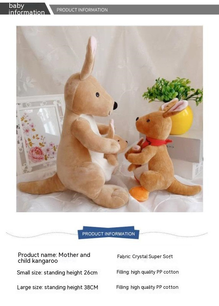 Children's Mother And Child Kangaroo Doll Plush Toys