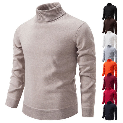 Mens Thickening Knitwear Turtleneck