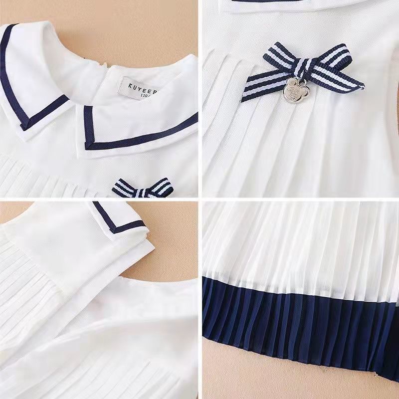 Girls Chiffon Suspender Dress