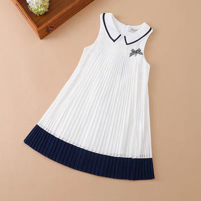 Girls Chiffon Suspender Dress