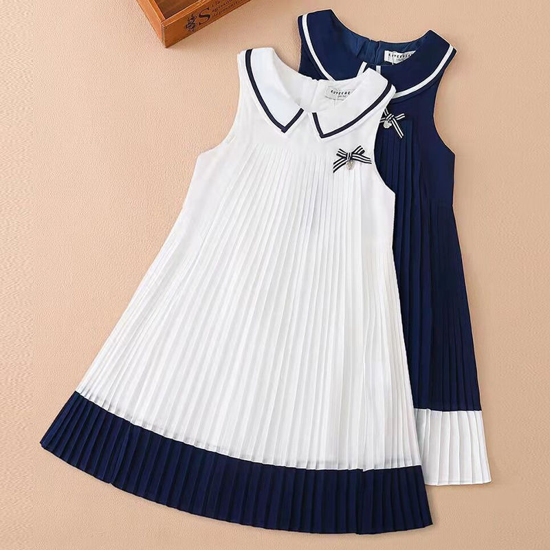 Girls Chiffon Suspender Dress