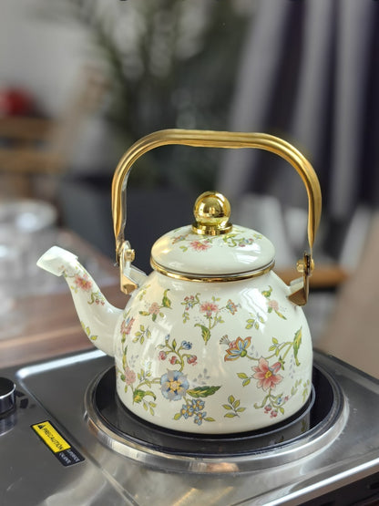 Enamel Outdoor Tea Pot