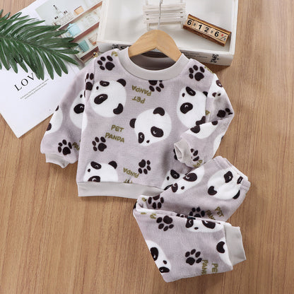 Childrens Cotton Padded Thickened Home Wear