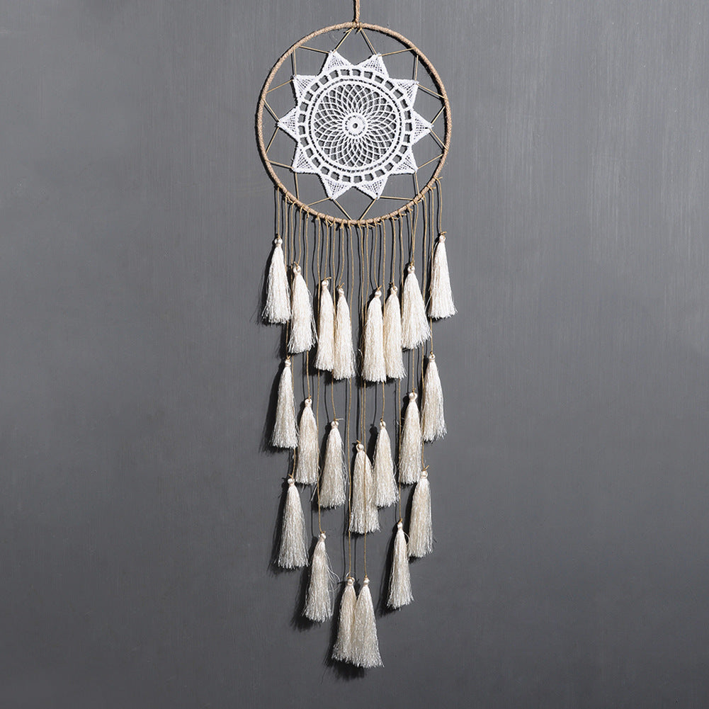 Bohemian tassel dream catcher