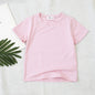 Children Candy-colored Top Baby Half Sleeve Cotton T-shirt