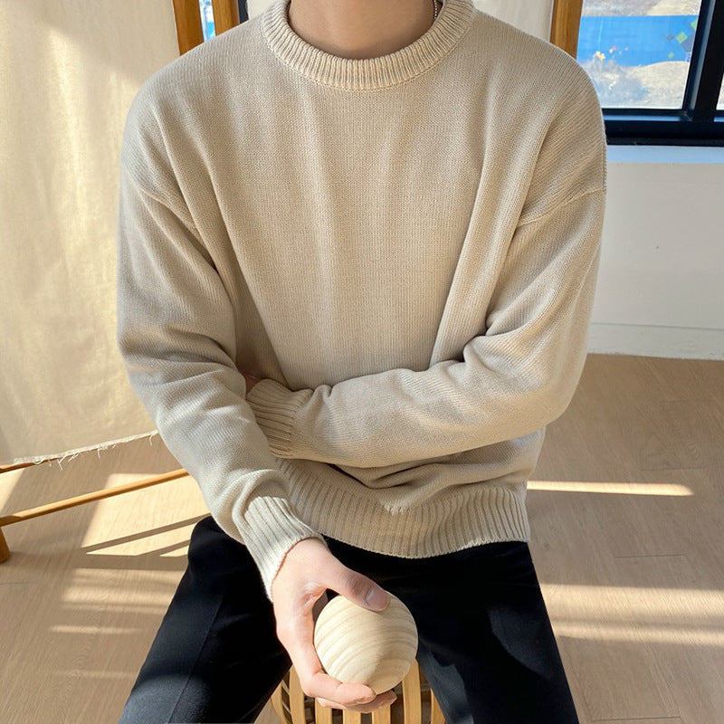 Men's Round Neck Sweater korean style