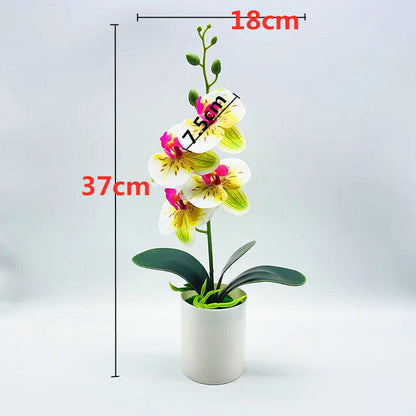 Simulated Bonsai Artificial Flower Bonsai Simulated Butterfly Orchid