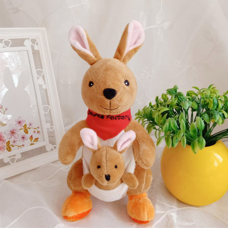 Children's Mother And Child Kangaroo Doll Plush Toys