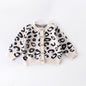 Baby Leopard knitted coat