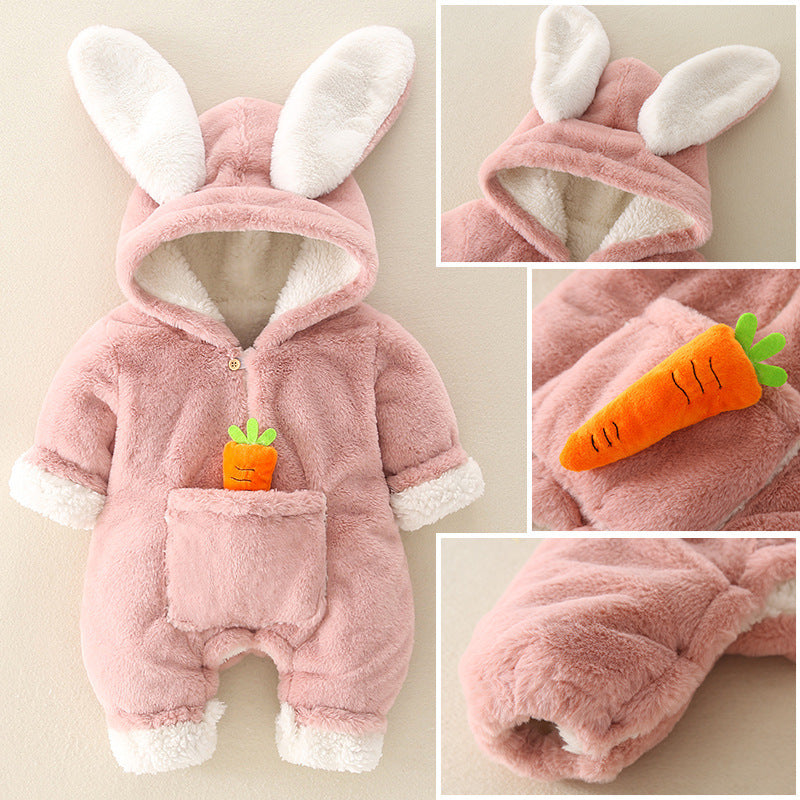 Cute super warm crawling suit