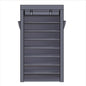 Non Woven Shoe Cabinet With 10 Layers Widened - Gray