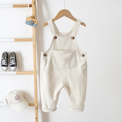 Children's Corduroy suspender pants