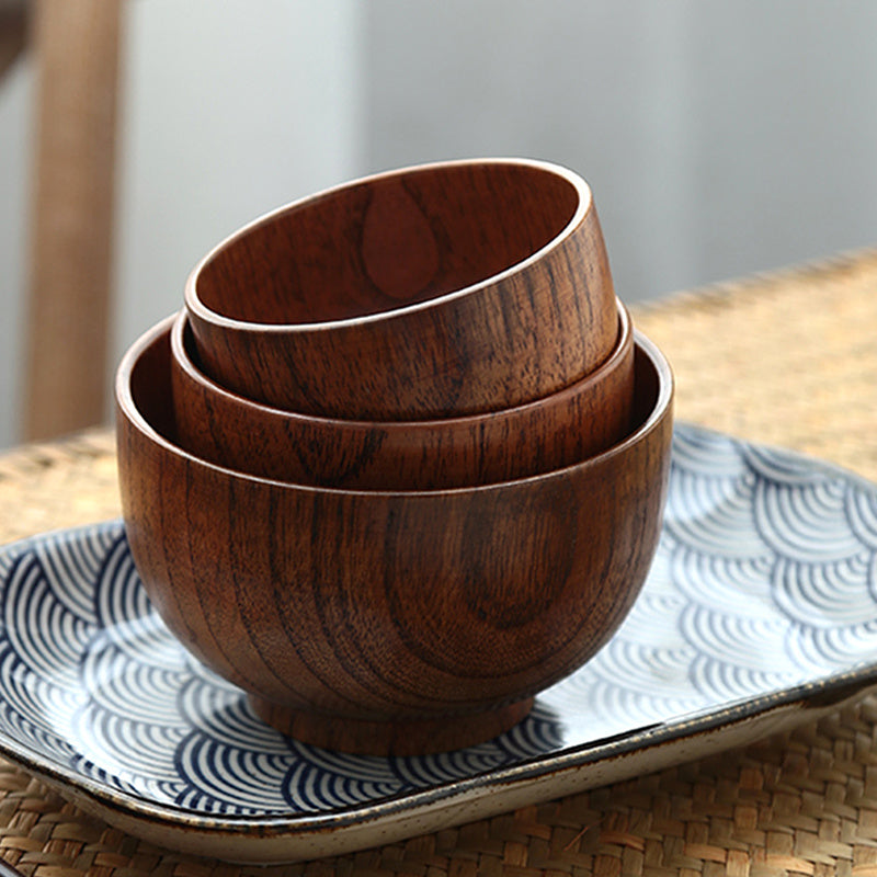 Wooden Bowl Japanese Style