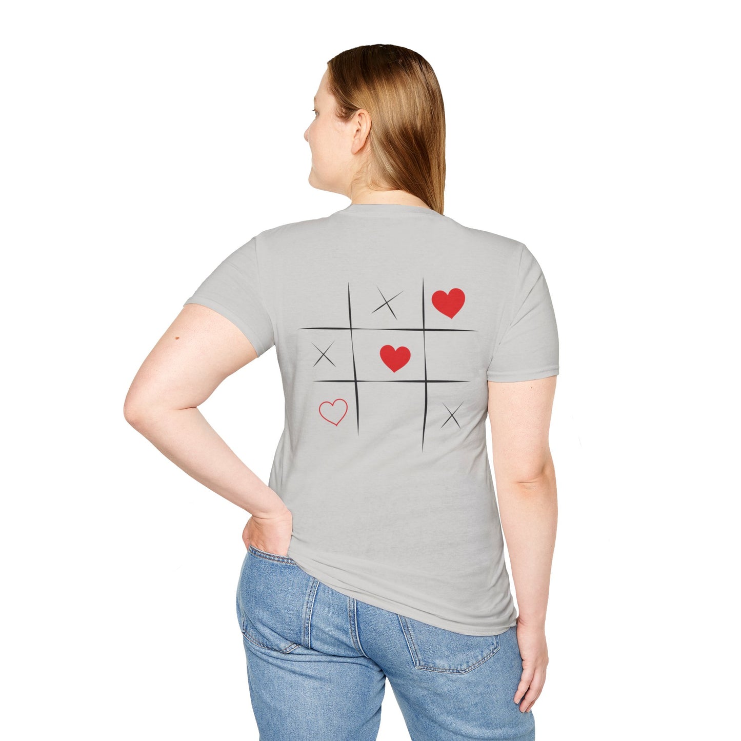 Heart Unisex Softstyle T-Shirt Crew neck