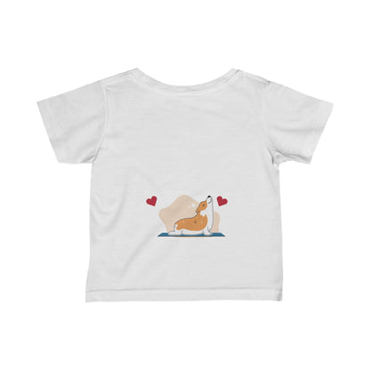 Doggy yoga Infant Fine Jersey Tee