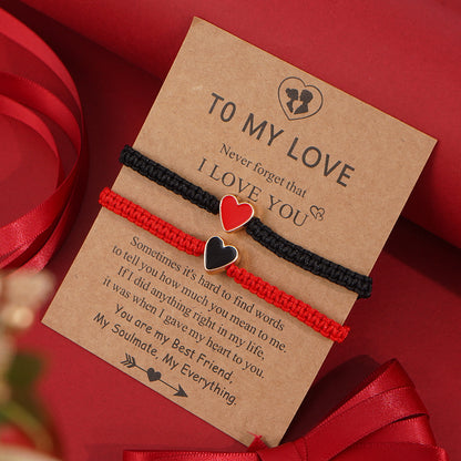 Love Hand Woven Hand Rope Valentine's Day