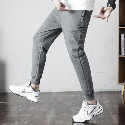 Men's Knitted Cropped Ieisure Track Pants