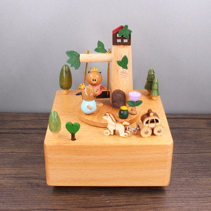 Wooden music box music box