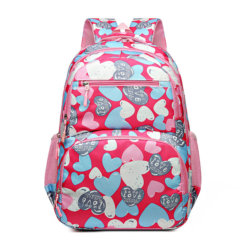 Schoolbag Children's Portable Burden Alleviation Large Capacity Backpack