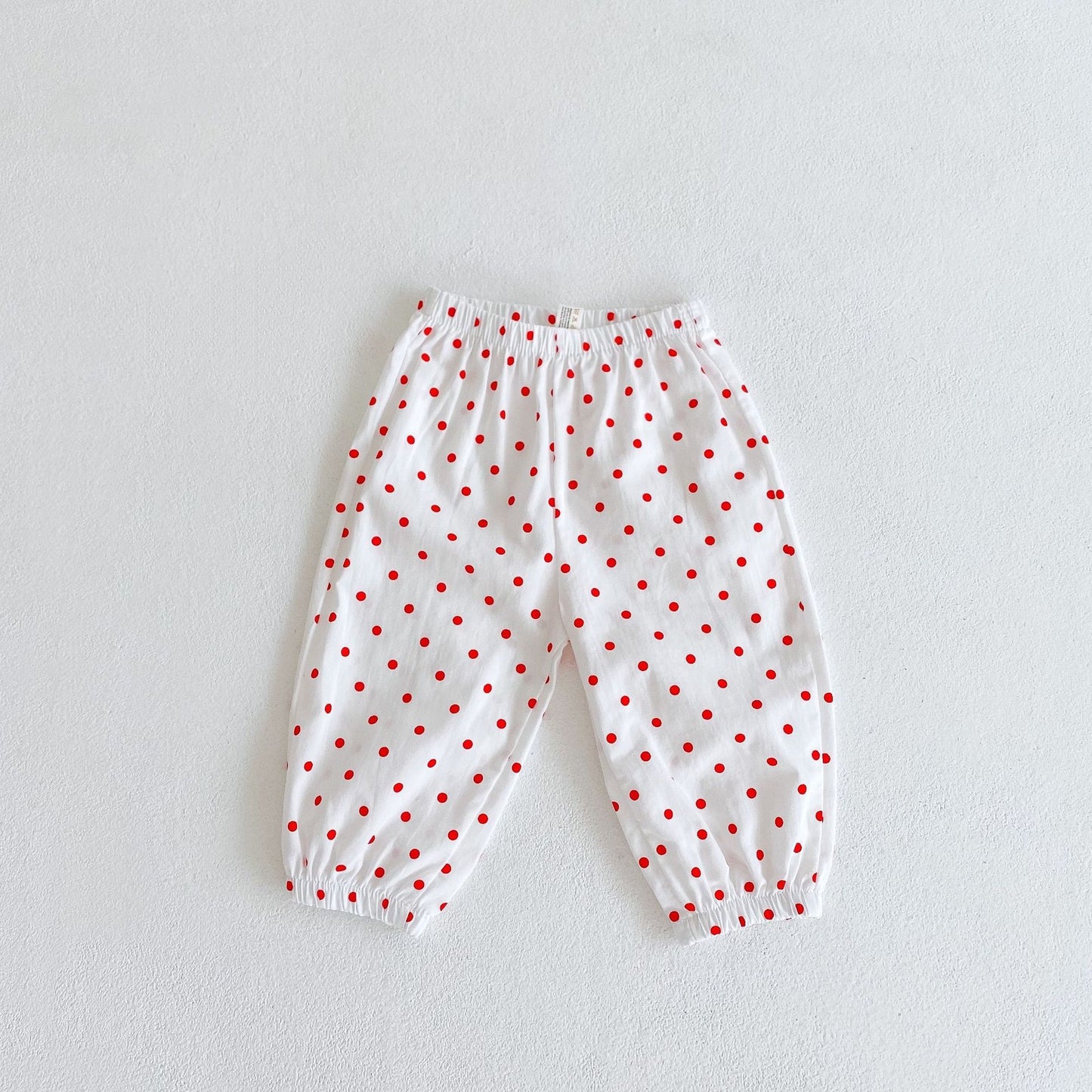 Girls Cotton Flower Cute Printed Trousers