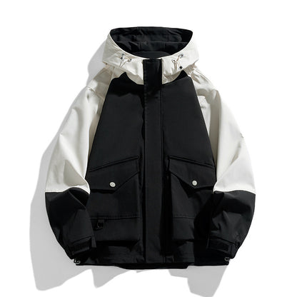 Male Multi-color Coat Functional Shell Jacket