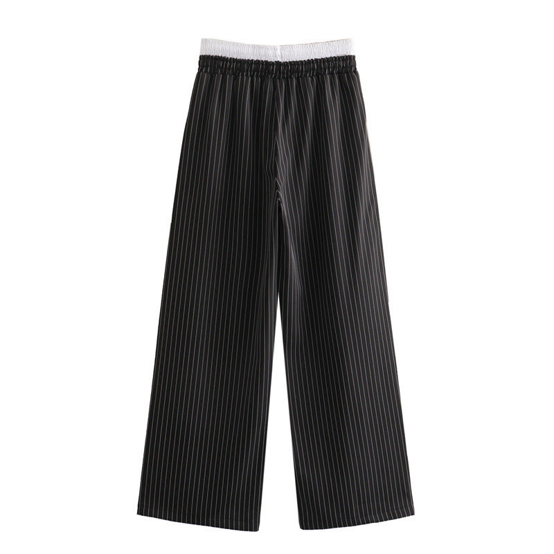 Womens Casual High Waist Trousers