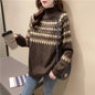 Korean Style Half Turtleneck Fashion Loose Outer Wear Bottoming Sweater Sweaters Women's Clothing