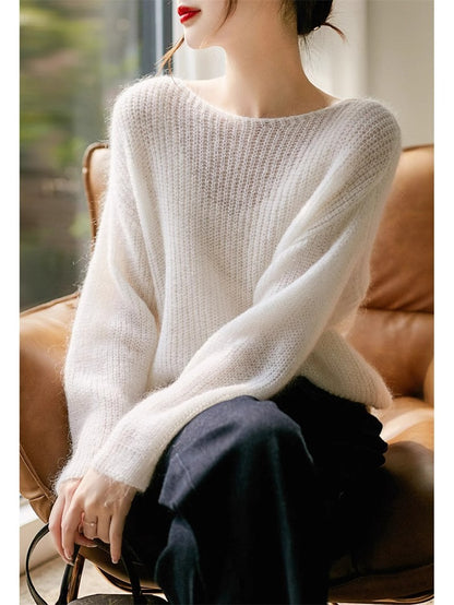 French Style Loose And Idle Knitwear Top