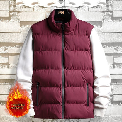 Slim Fit Warm Vest Jacket