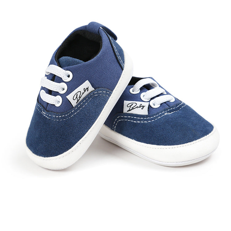 Childrens Elastic Band Canvas Shoes Non-slip Gommino