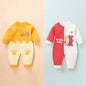 Long-sleeved Romper Girl Baby Clothes Autumn Suit