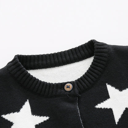 Baby Knitted Cardigan Sweater Coat