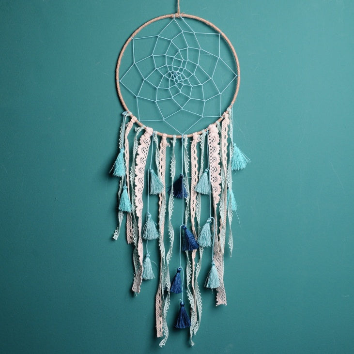 Bohemian tassel dream catcher