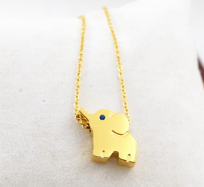 Fashion baby elephant necklace