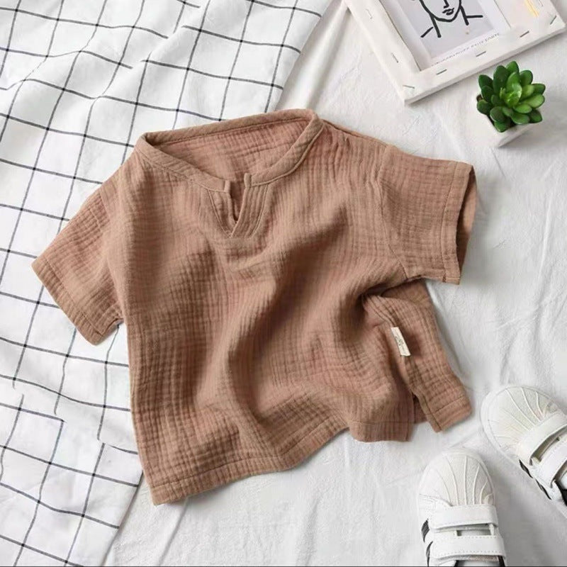 Babies' Short-sleeved Blouse