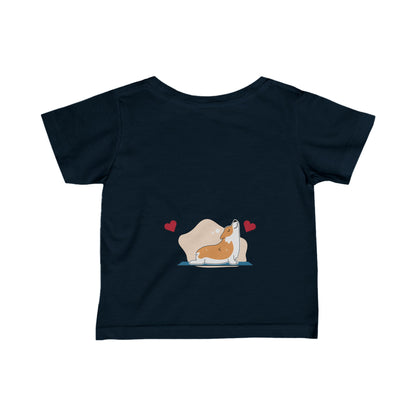 Doggy yoga Infant Fine Jersey Tee