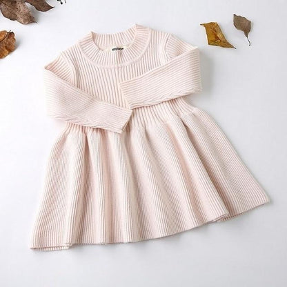 Baby warm knit skirt children's skirt