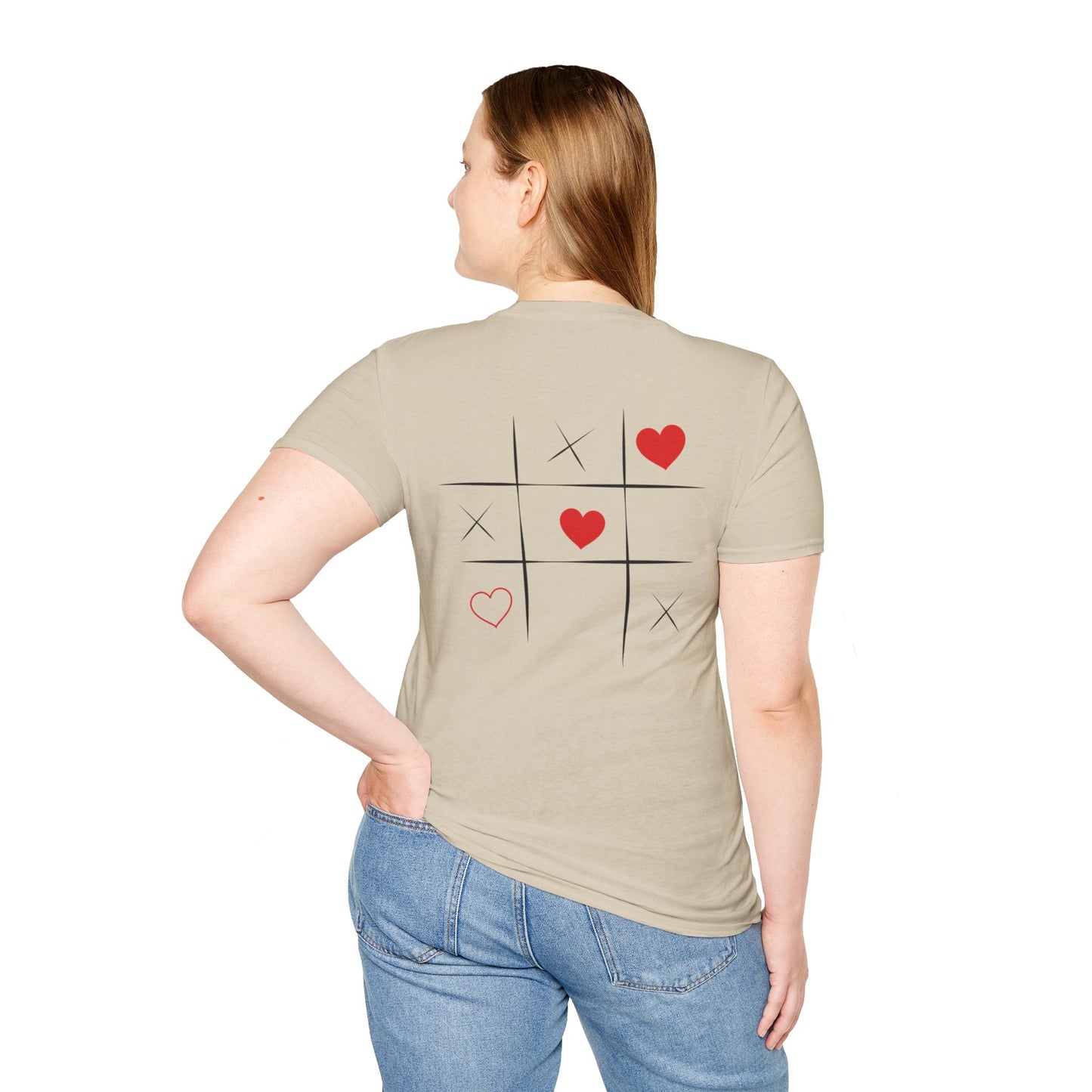 Heart Unisex Softstyle T-Shirt Crew neck