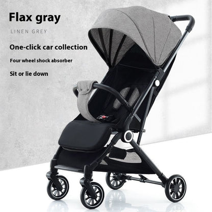 Pull Rod Type Summer Ultra-light Stroller Four Minus