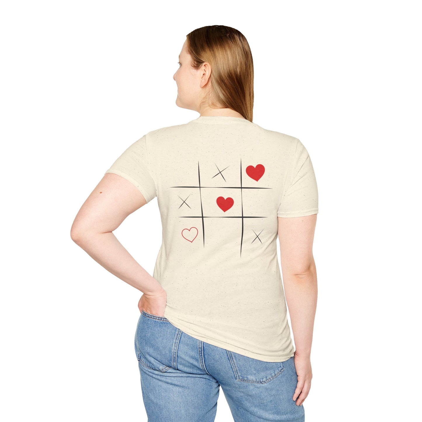 Heart Unisex Softstyle T-Shirt Crew neck