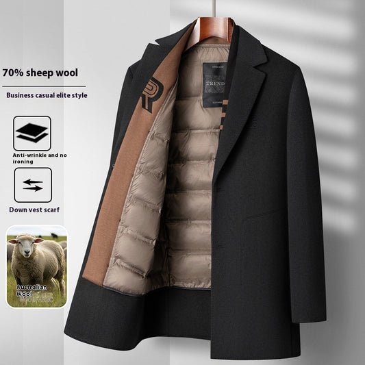 Mens Woollen long Coat