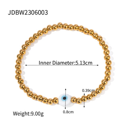 INS Style Stainless Steel4MM Stretch Bracelet