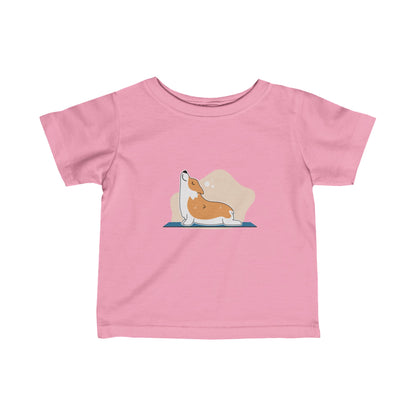 Doggy yoga Infant Fine Jersey Tee